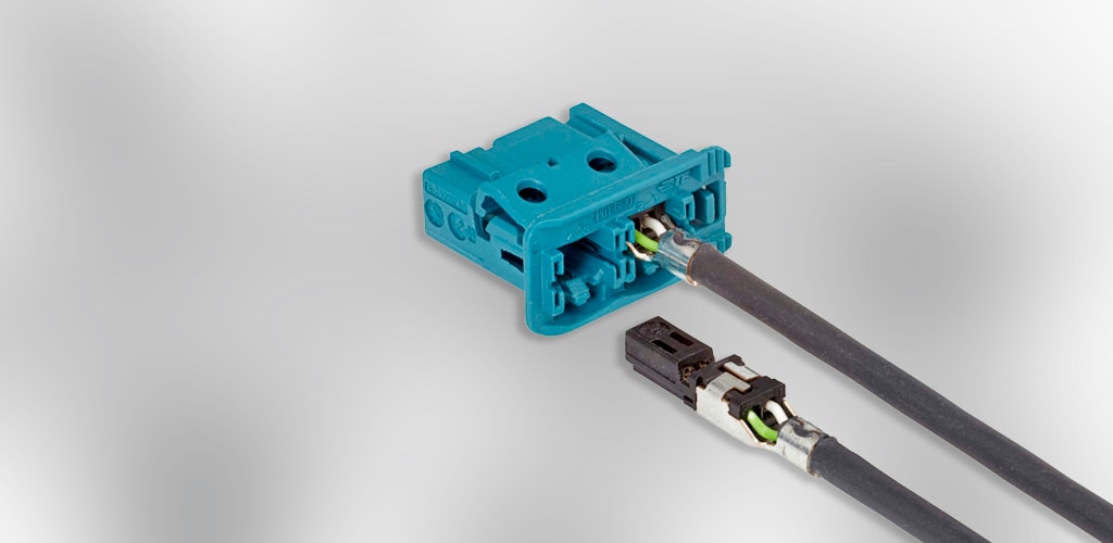 Modulare und skalierbare MATEnet Steckverbinder für Ethernet in Kraftfahrzeugen